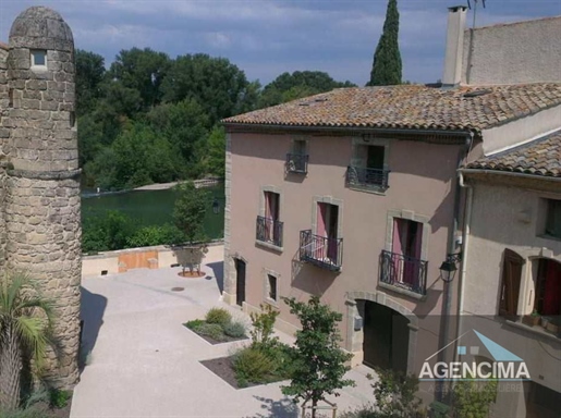 Beautiful 4 bedroom residence with exposed stonework. Unique view of the Hérault