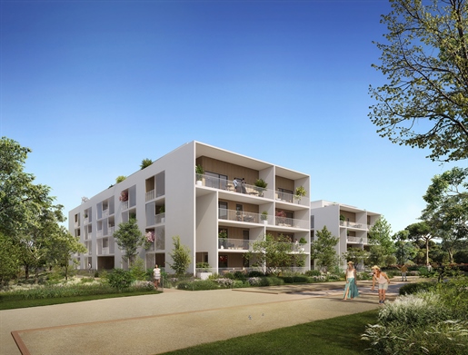 New type 2 apartment in a luxury residence in Agde