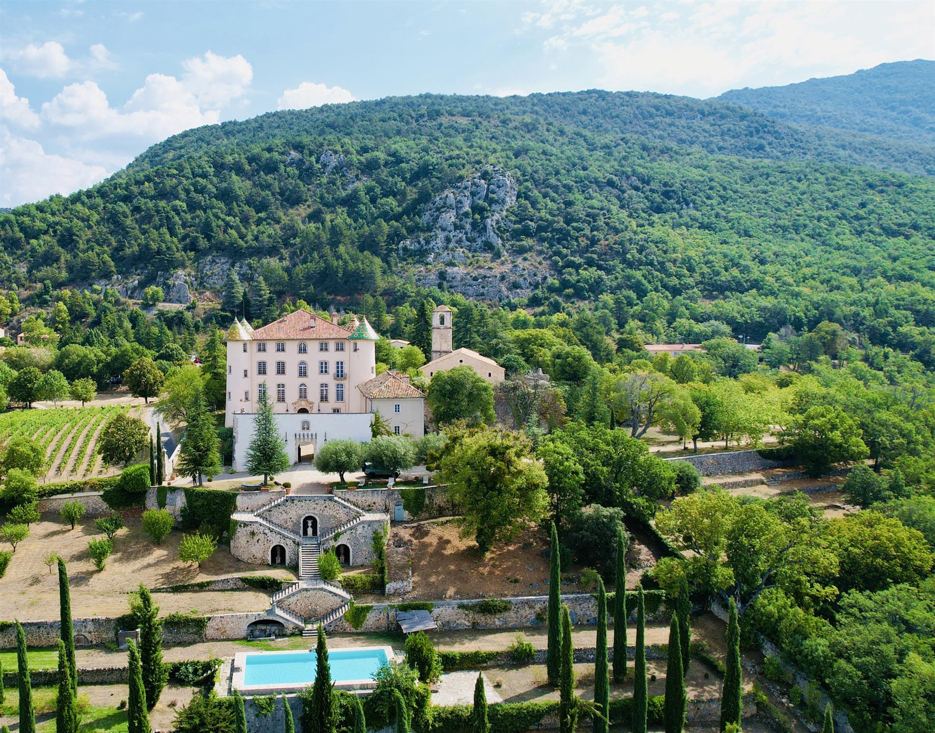 17Th Century Castle in the Heart of the Verdon Gorges with Panoramic View - 100 km from Cannes