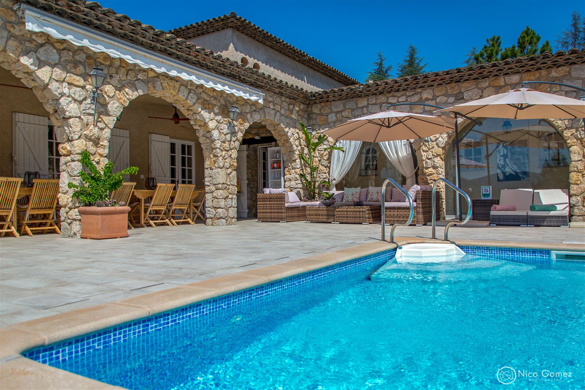 Espaçosa villa familiar ou chambre d'hôtes