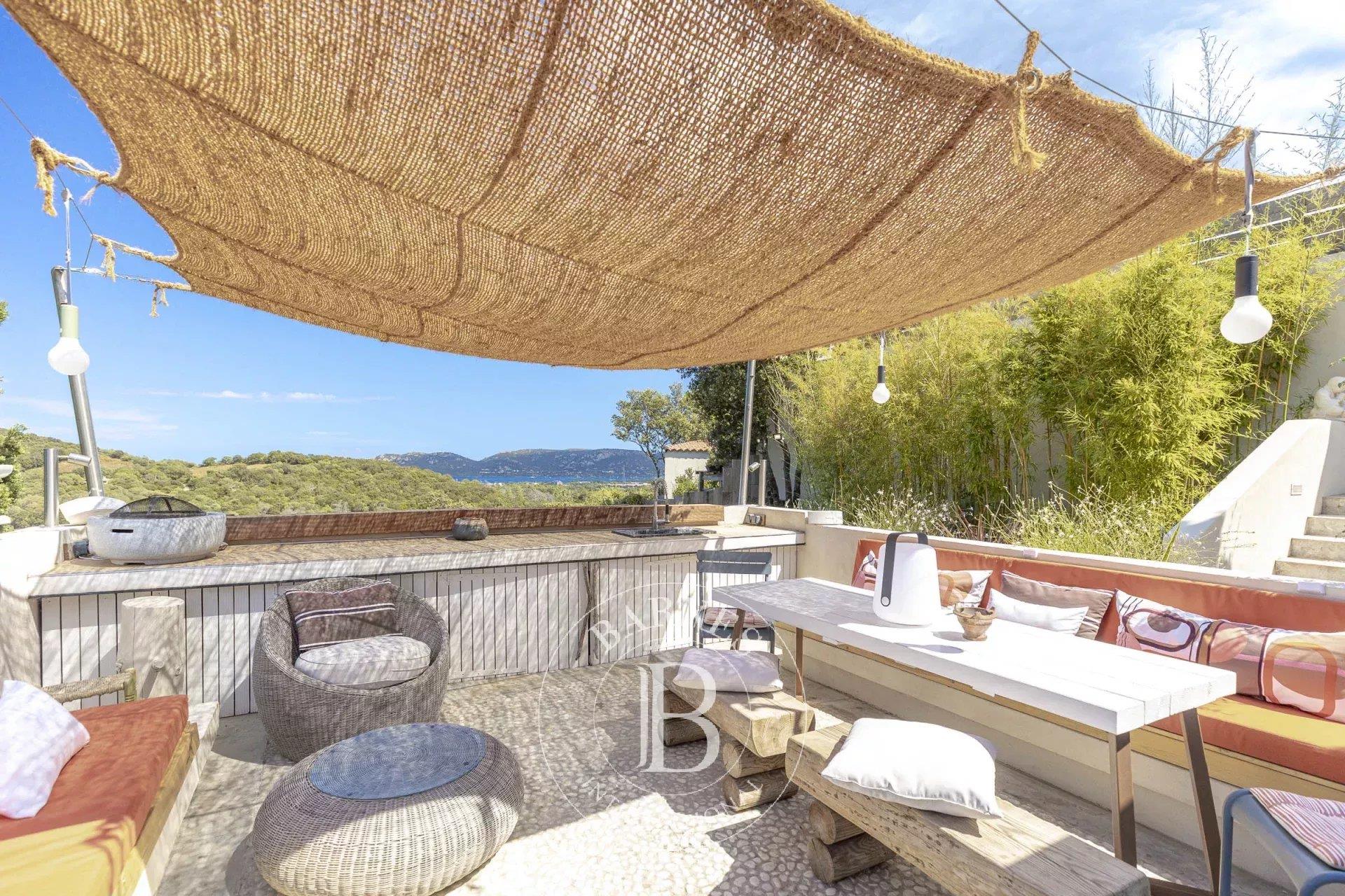 Southern Corsica - Porto-Vecchio - Villa with Independent Apartments, Sea View, and Pool