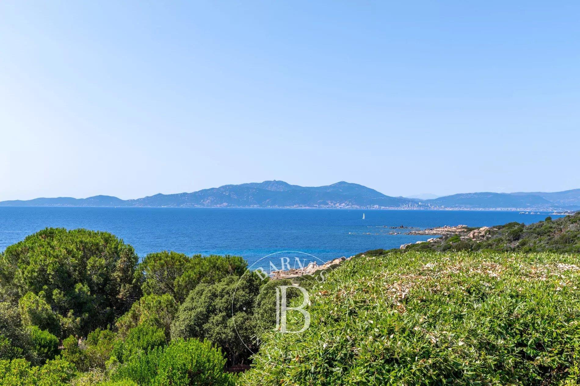 Coti-Chiavari, South Shore, 2 villas, Swimming pool, 7 bedrooms, sea view, walking distance to the b