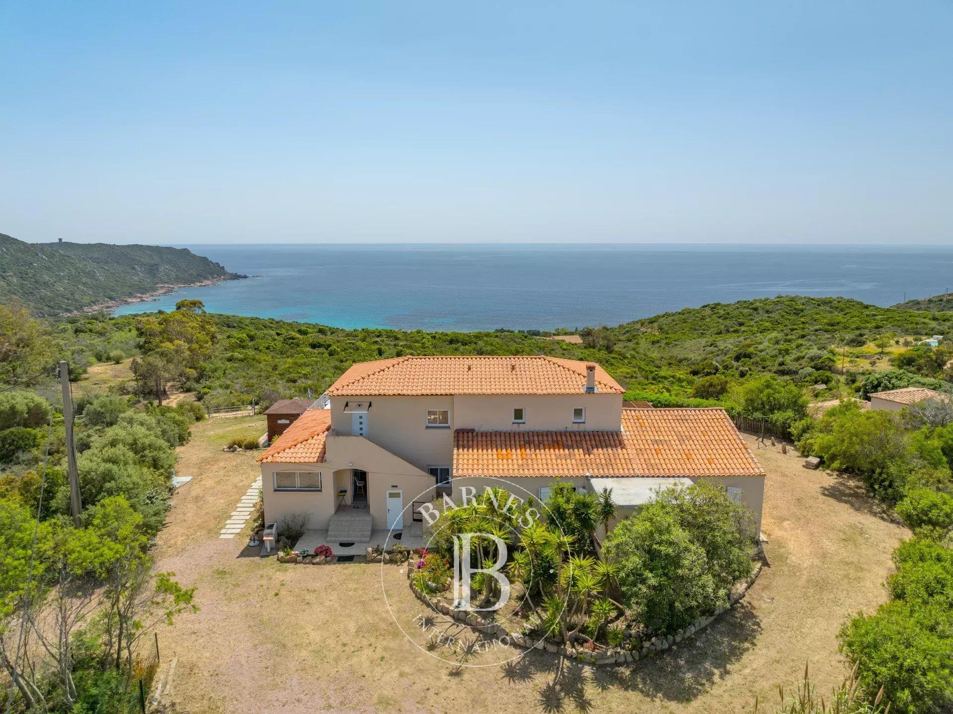Coti-Chiavari, Villa panoramic sea view, 8 bedrooms, swimming pool, near beach
