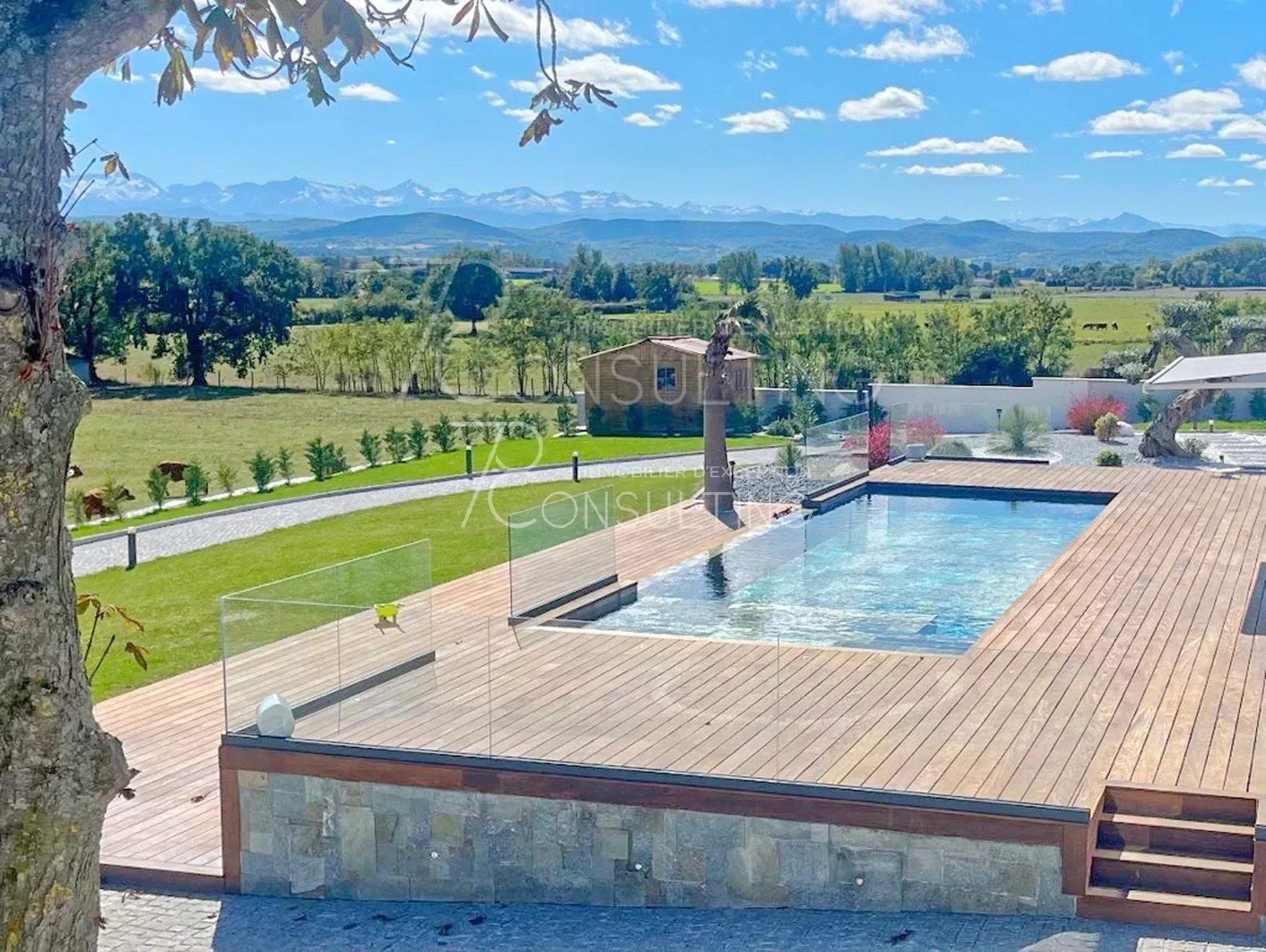 Exclusive Pyrenees View - 40 Mn South Toulouse Contemporary Carbonne + Outbuilding