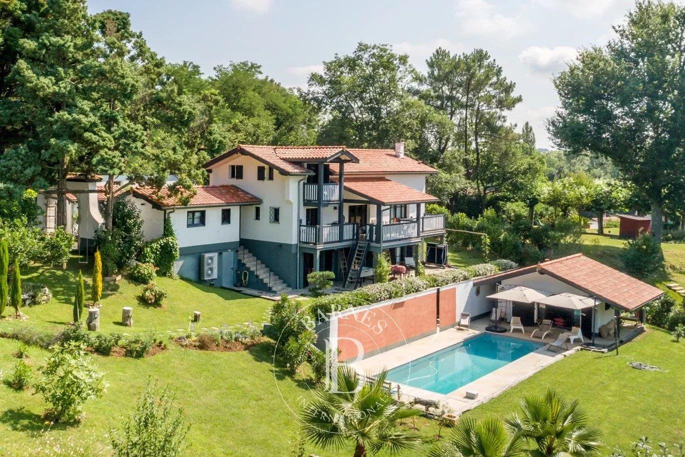 Arbonne, Close To Biarritz, Renovated Basque Farm, View Of The Mountains
