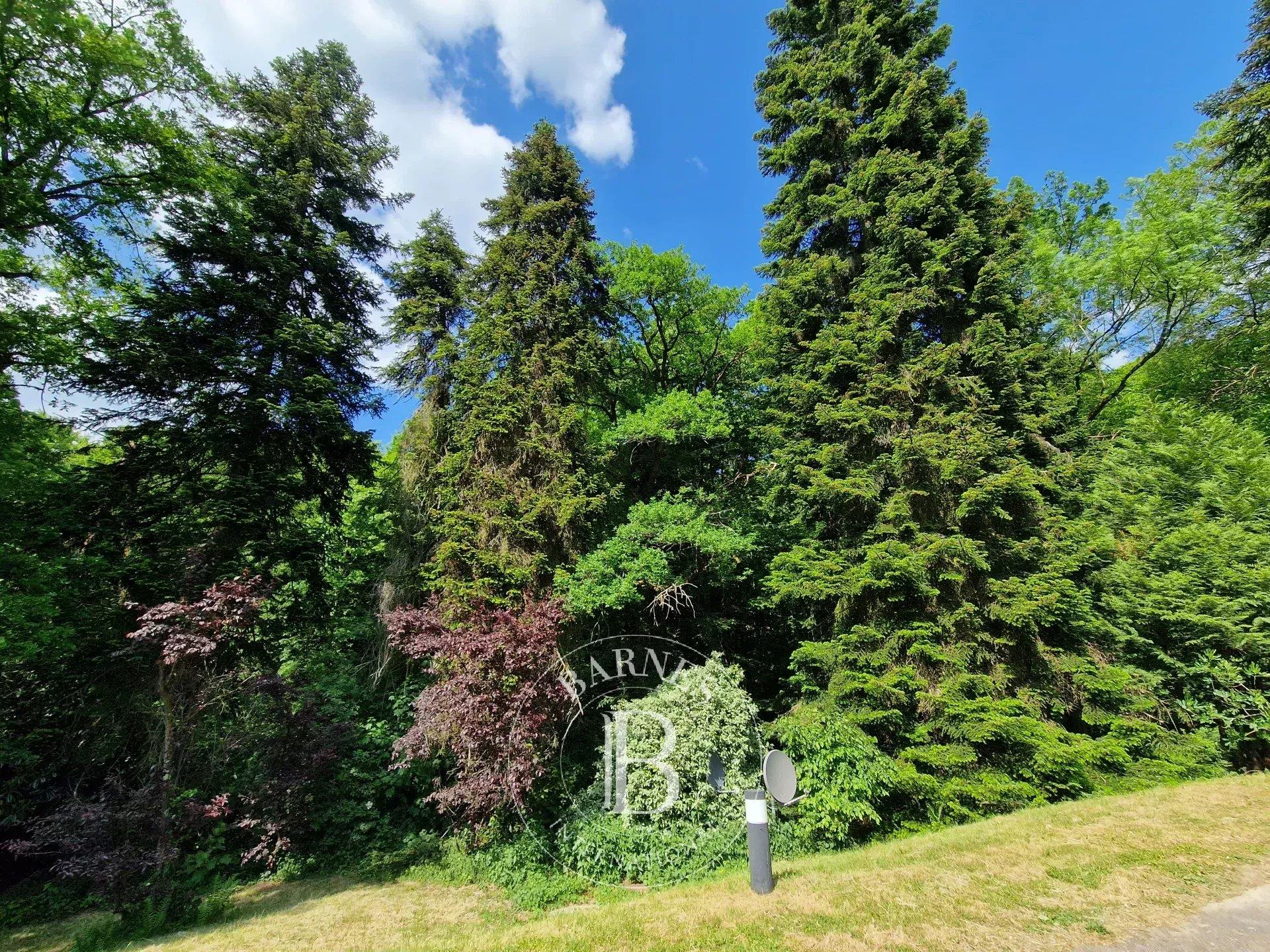 Senlisse, in the Chevreuse valley, 240 m² wooden building on 7040 m² of parkland.