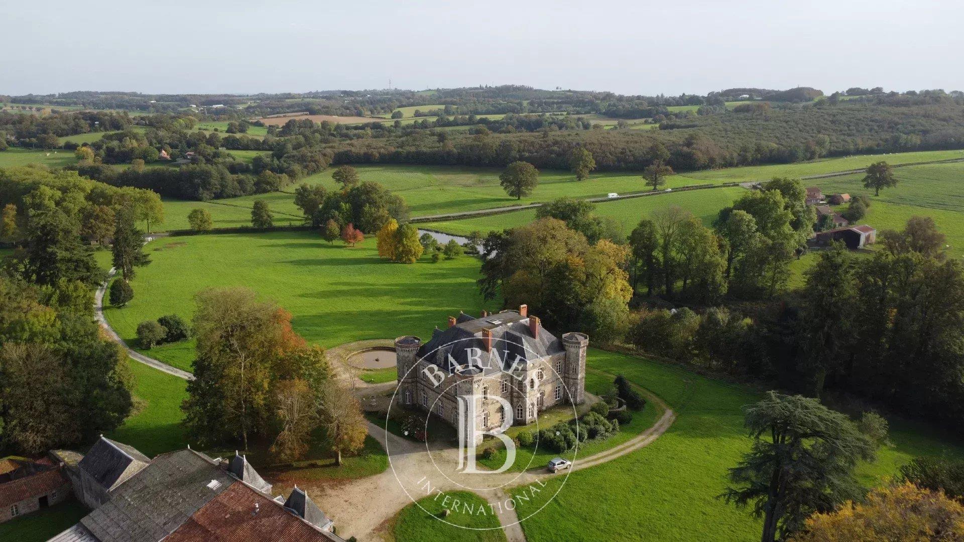 Sole Agent - Vendee - 17th Century chateau with its outbuildings and gites - 11ha park