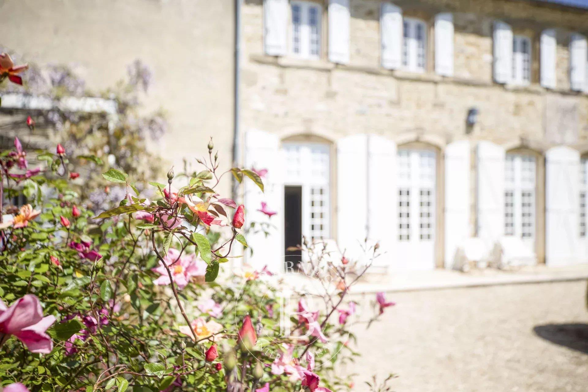 Barnes Drôme - Sud Valence - 18th century property with formal garden - 2.3 hectares of land - Swimm