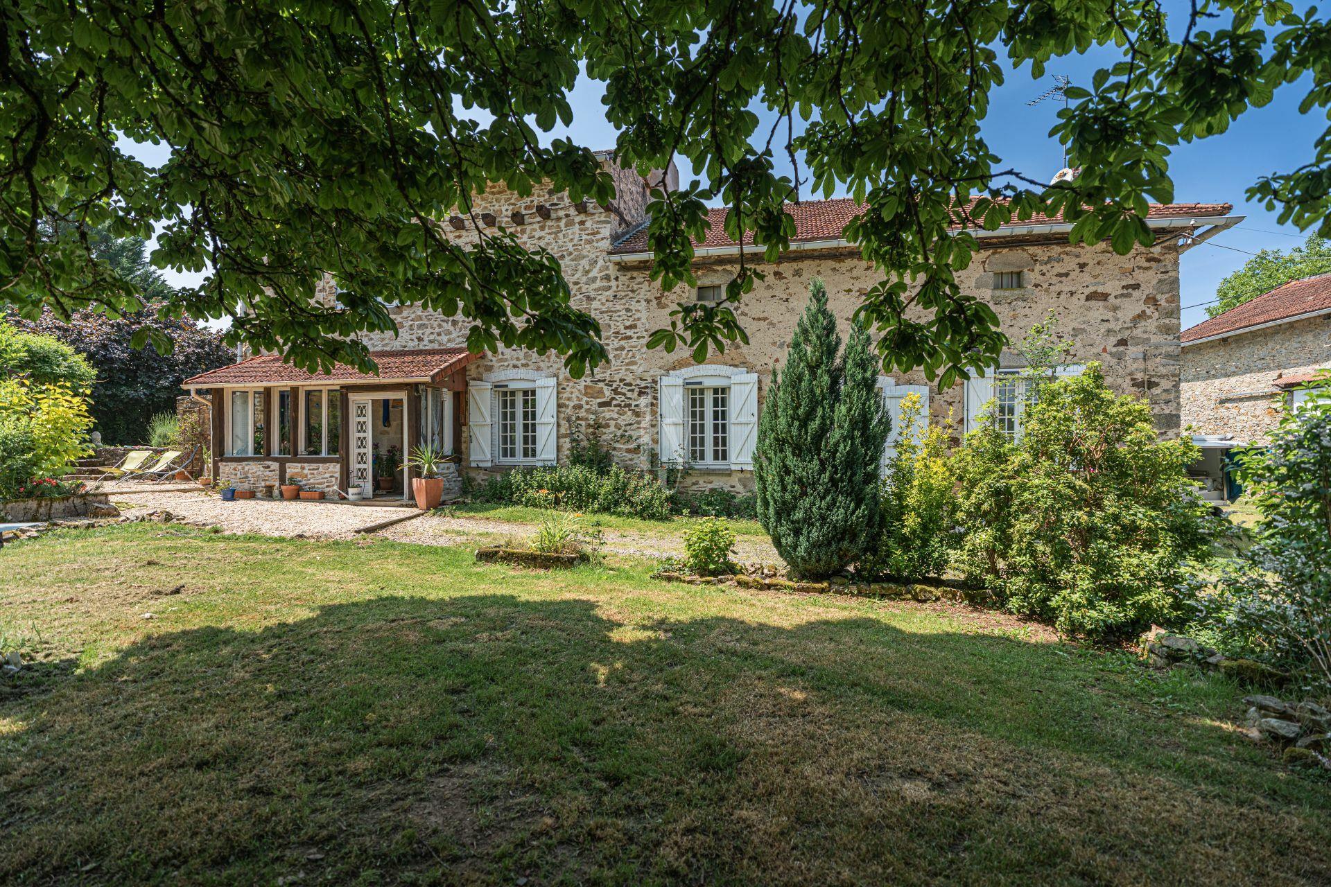 Authentic French living large house and separate large barn