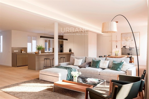 Appartements de Luxe à Barcelone : Bâtiment Rénové dans l'Eixample avec 3 Chambres et 2 Salles de Ba