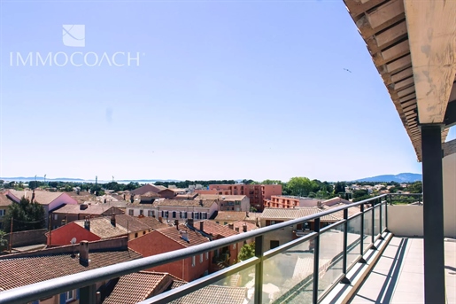 La Londe : Neue Wohnung Dach - Terrasse - Meerblick