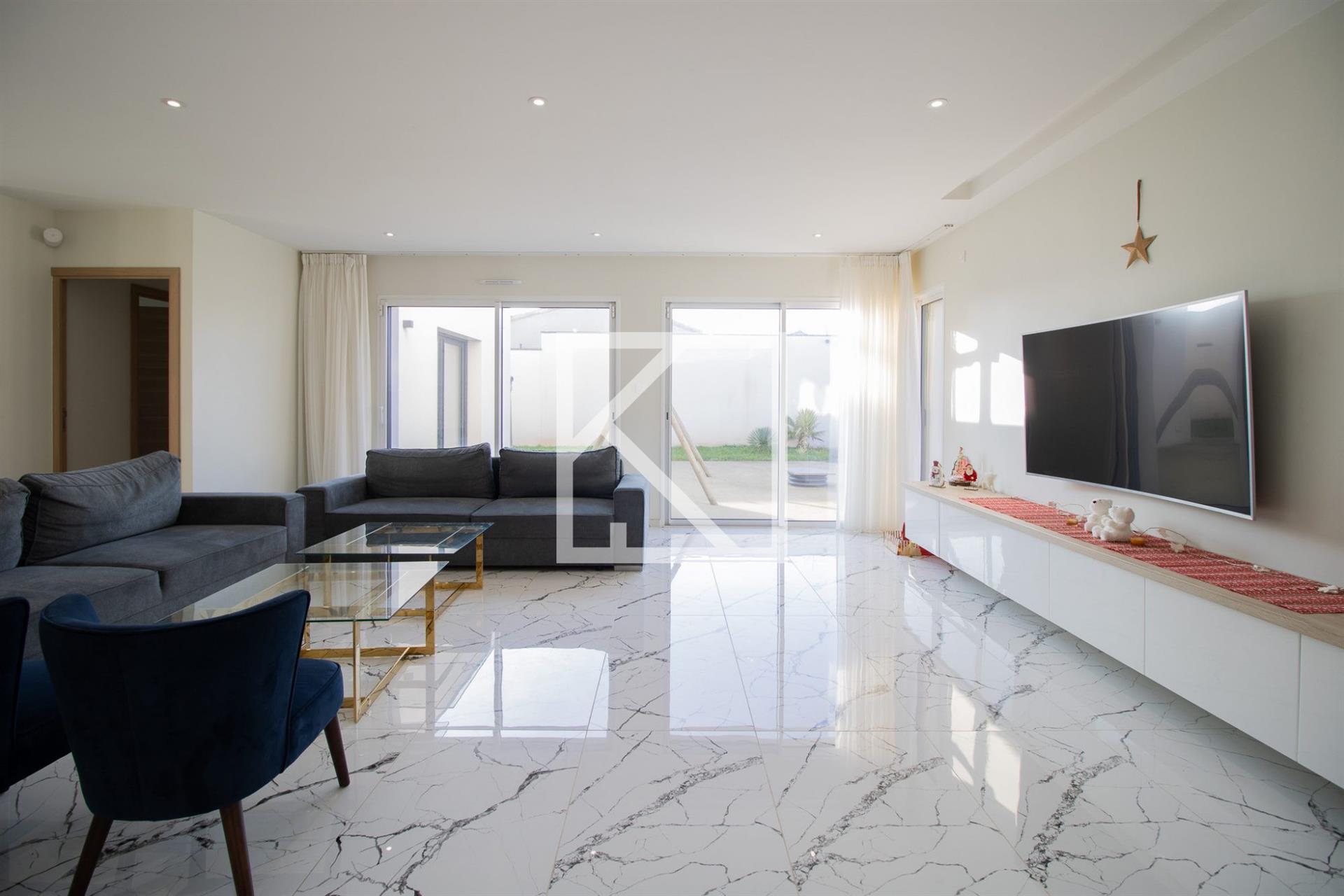 Modern villa with heated swimming pool