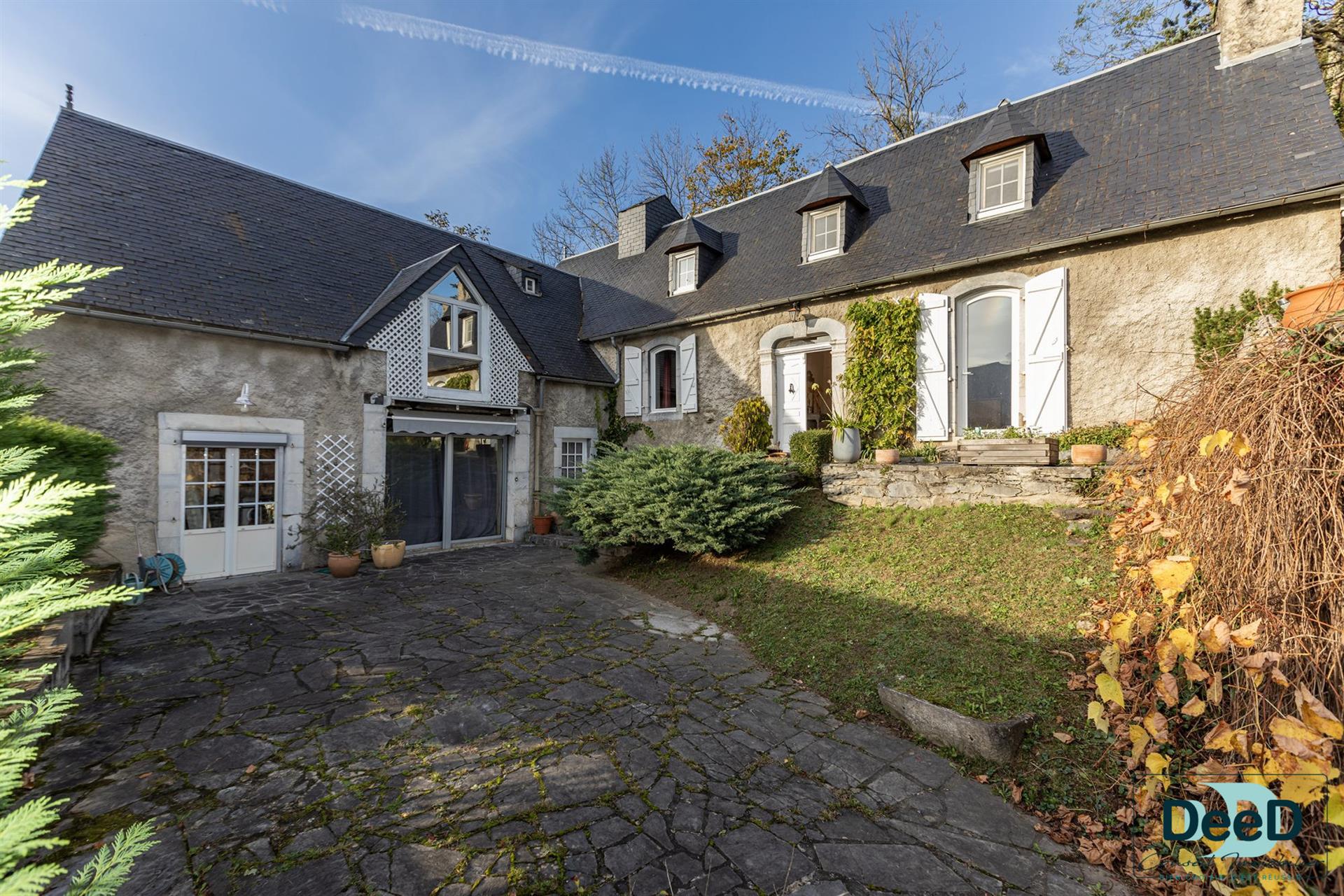 Character house with pool and views.