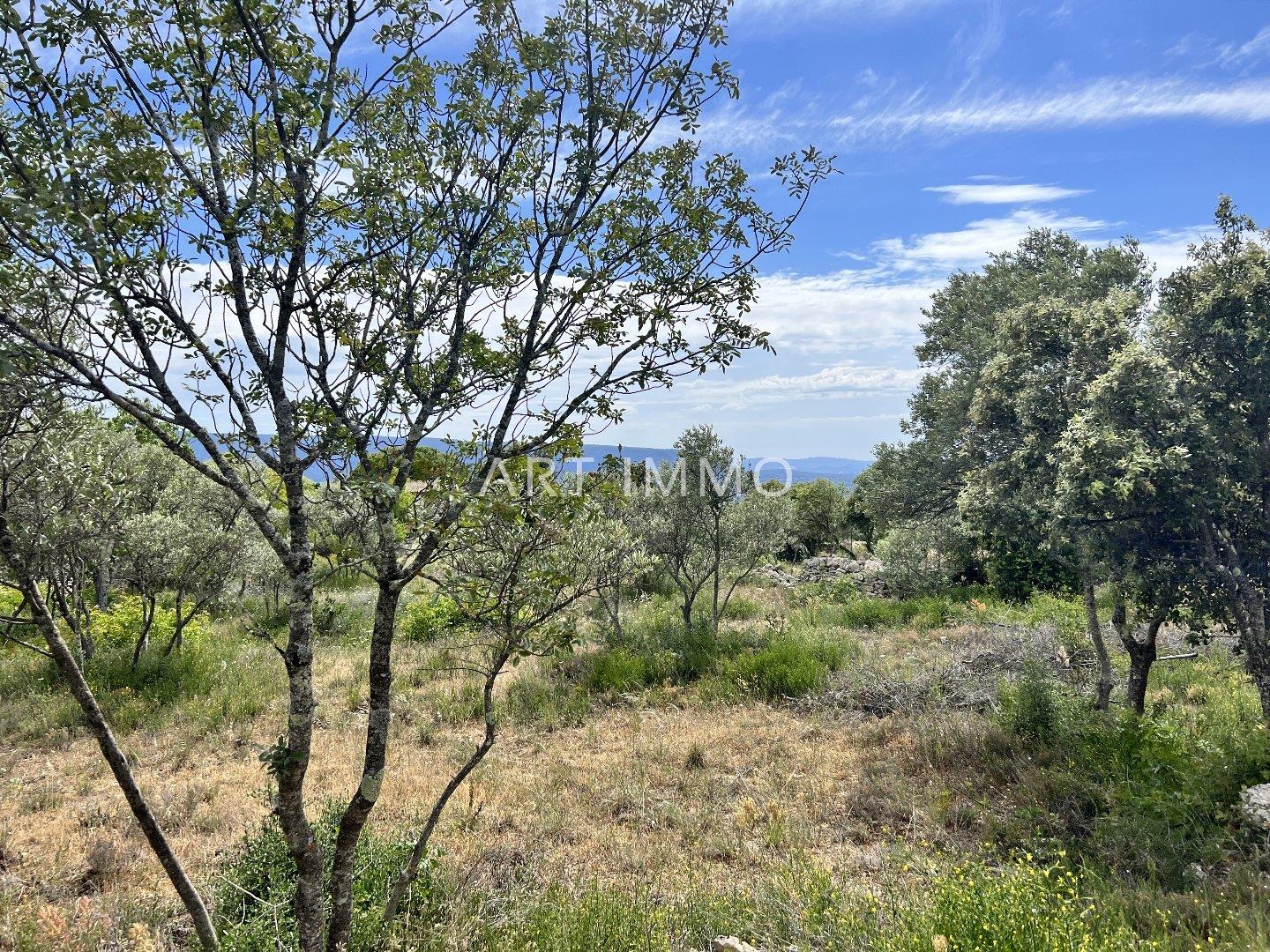 Terrain Constructible Avec Vue Panoramique À Vendre À Gordes