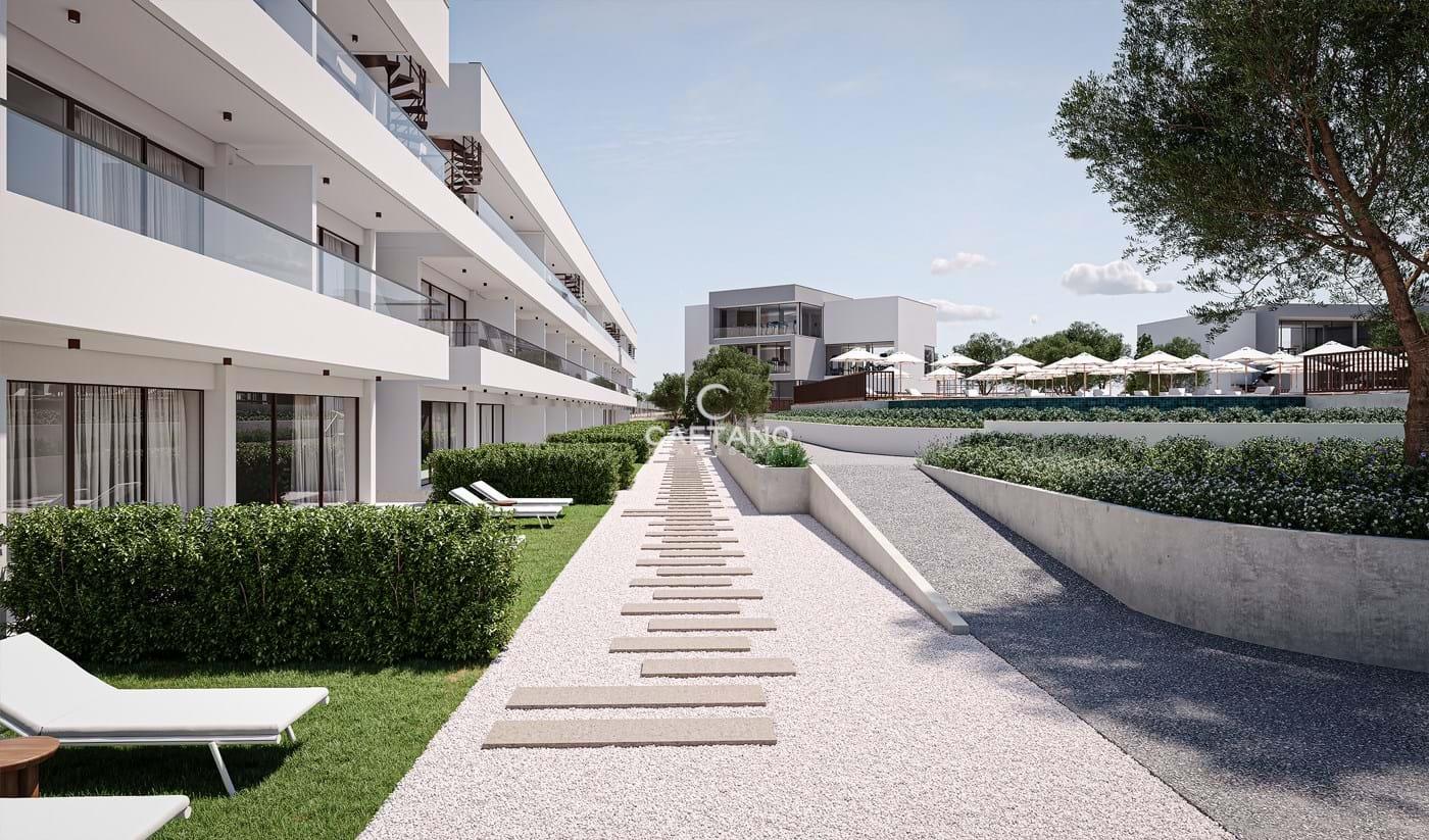 2-Zimmer-Wohnung mit Dachterrasse und Whirlpool zum Verkauf in Carvoeiro an der Algarve