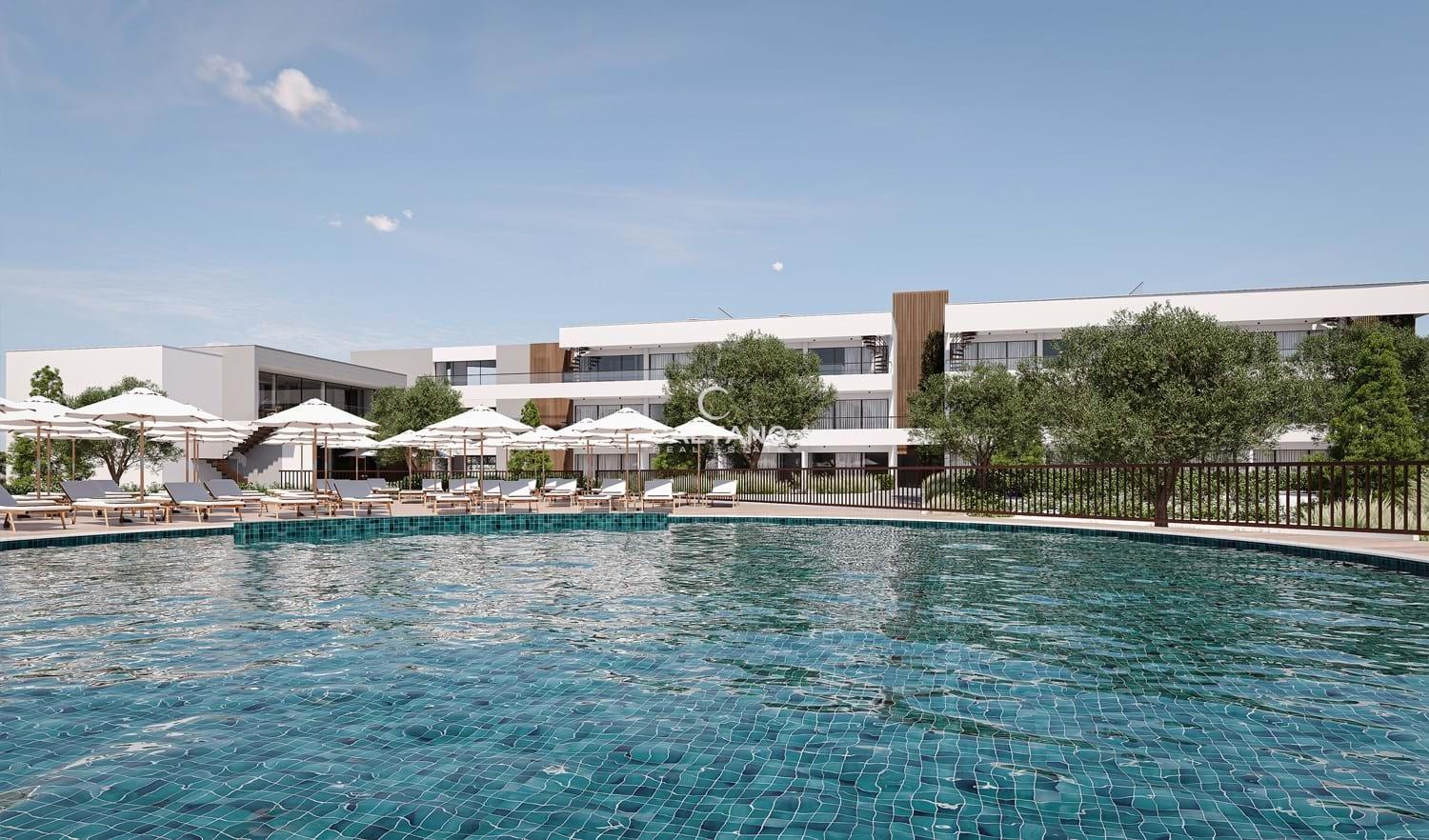 2-Zimmer-Wohnung mit Dachterrasse und Whirlpool zum Verkauf in Carvoeiro an der Algarve