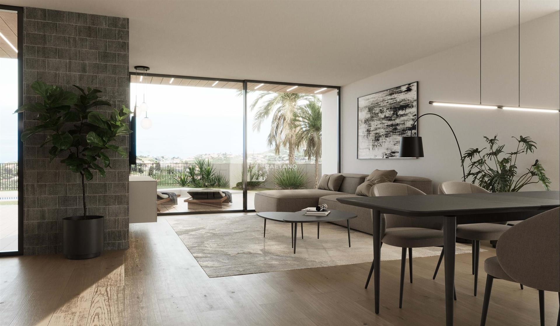 Green Hill Villas - Umweltfreundliche Luxusvilla (A) mit 180º Meerblick in Arco da Calheta
