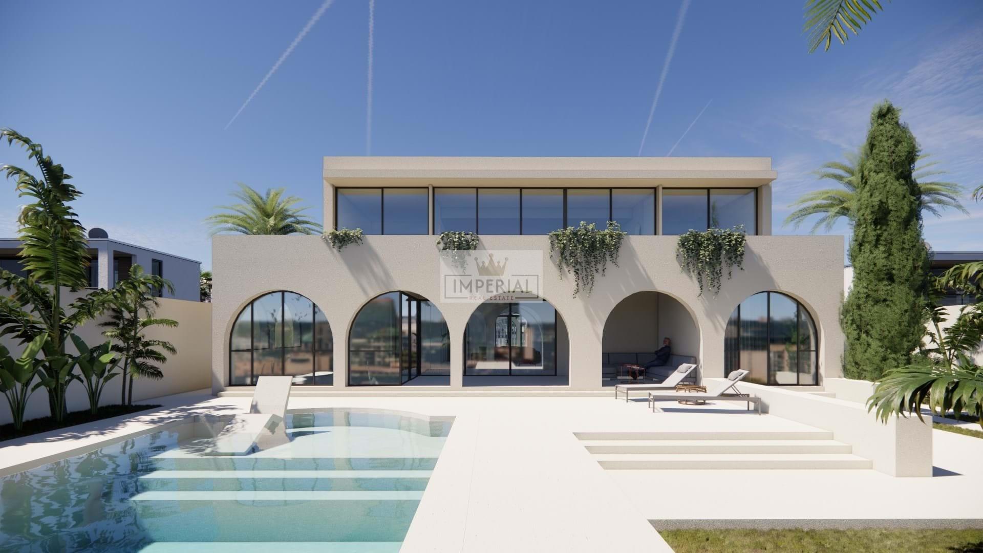Elegant villa on a wide canal with 23 m mooring