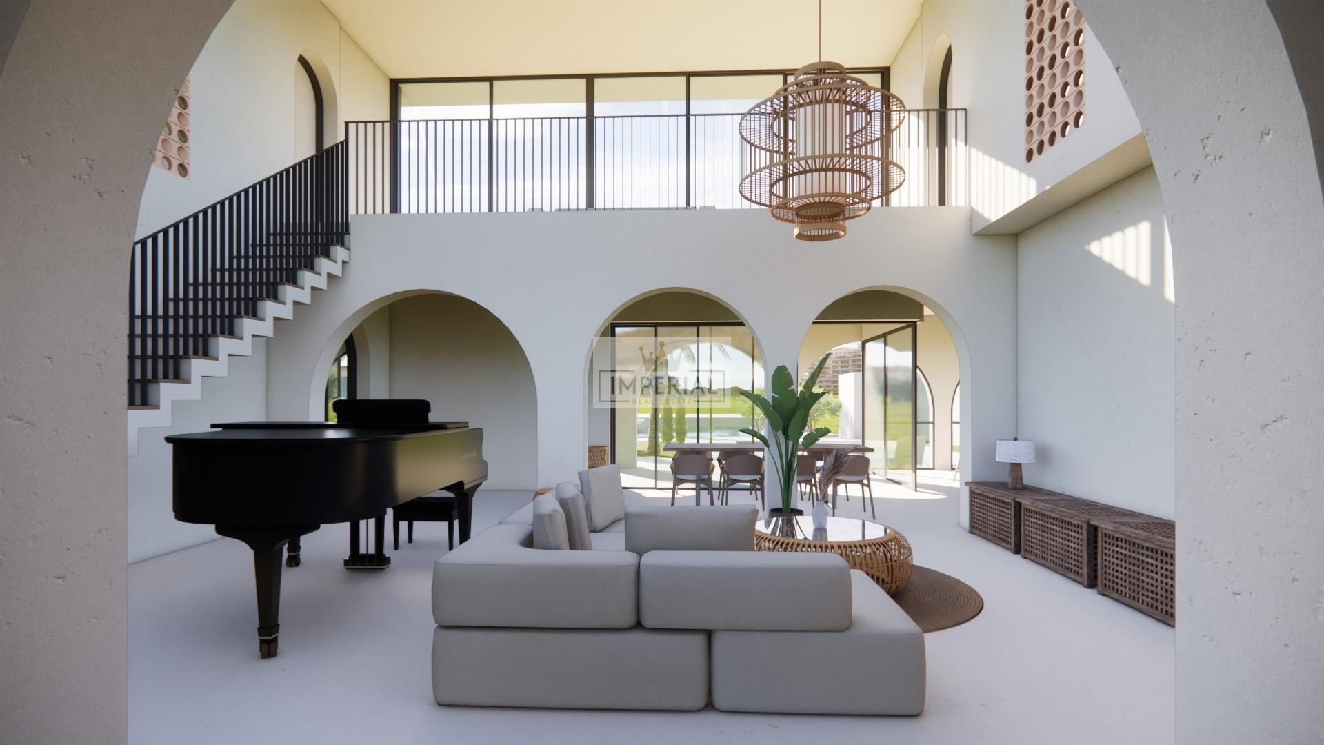 Elegant villa on a wide canal with 23 m mooring