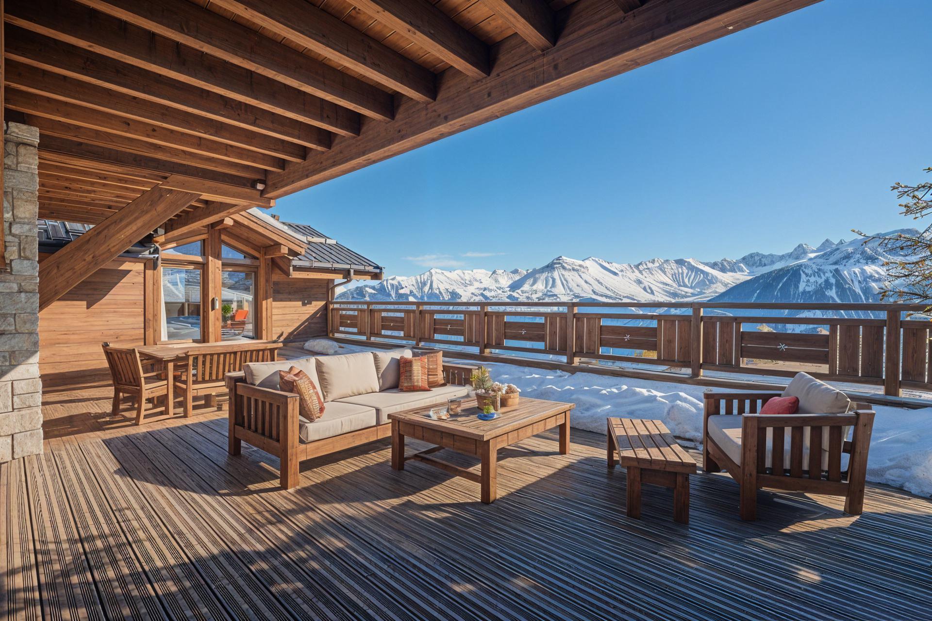 An outstanding 6 bedroom luxury chalet of 629m2 built in 2022 for sale in La Toussuire (A) (Ap)