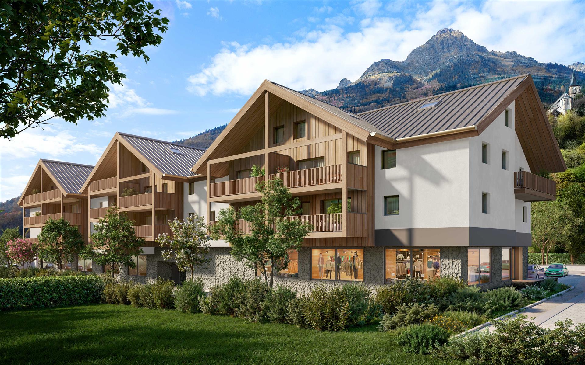 2 double bedroom apartments 100m from the Eau d'Olle Express cable car (A) Ap)