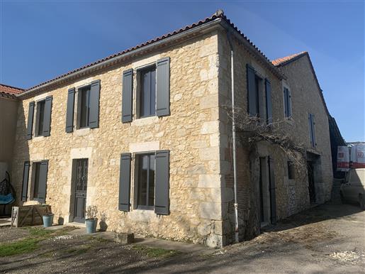 Very nice stone house with swimming pool and outbuildings