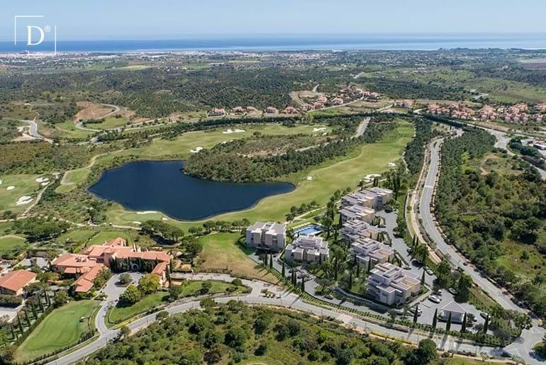Baugrundstück mit Meerblick am Monte Rei Golf and Country Club in der Nähe von Altura