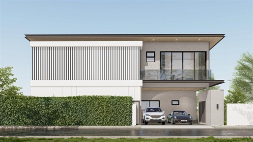New Modern 4-Bedroom Pool Villa for Sale in Chalong — Great Location and No Cam Fee!