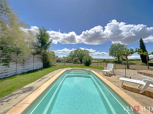 Op het platteland 10min van Béziers prachtige villa van 2007 type 3 - met tuin en zwembad - Open ui