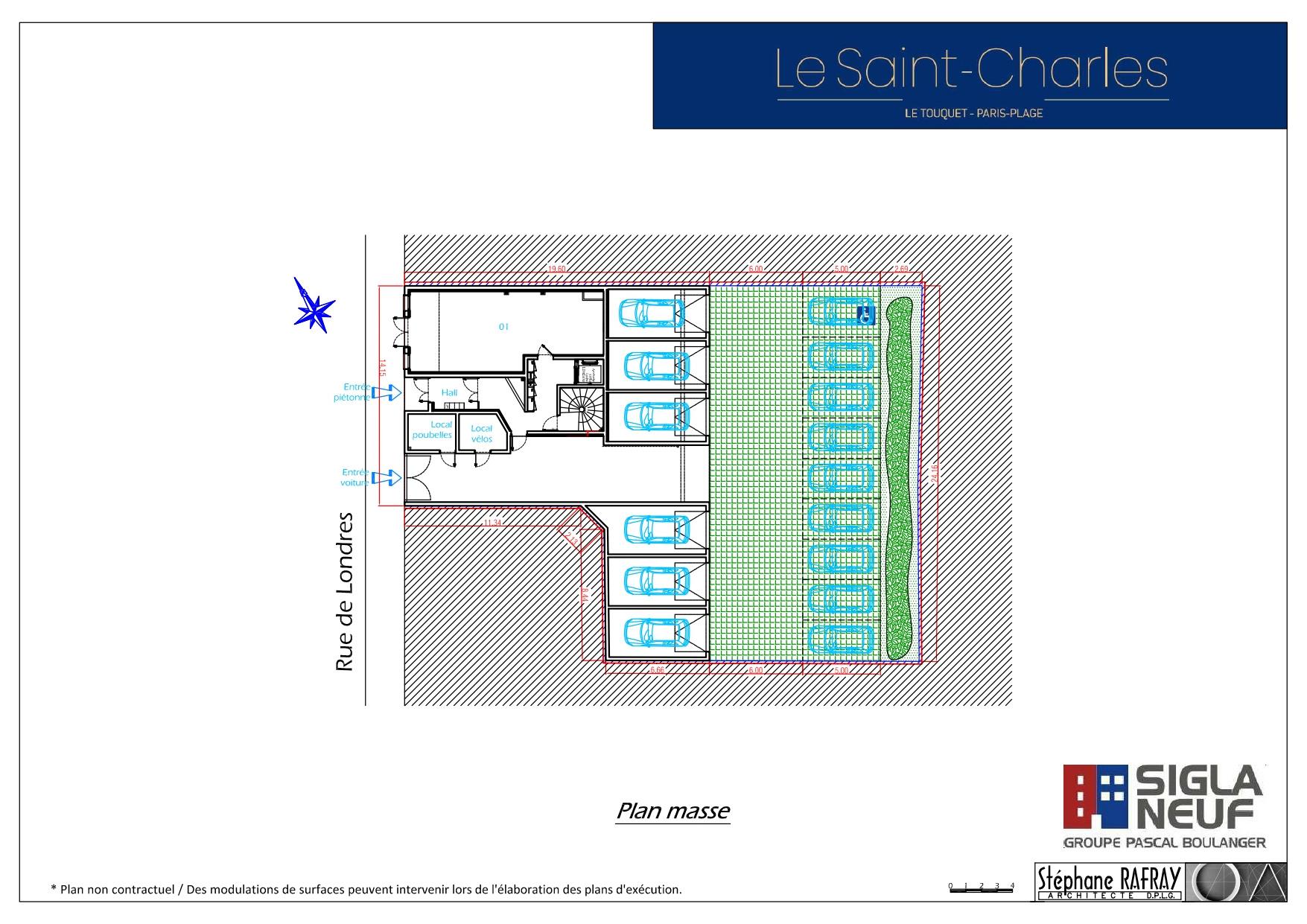 Appartement 3 Pieces No 31 79m2 Le Touquet à deux pas de la plage et des commerces
