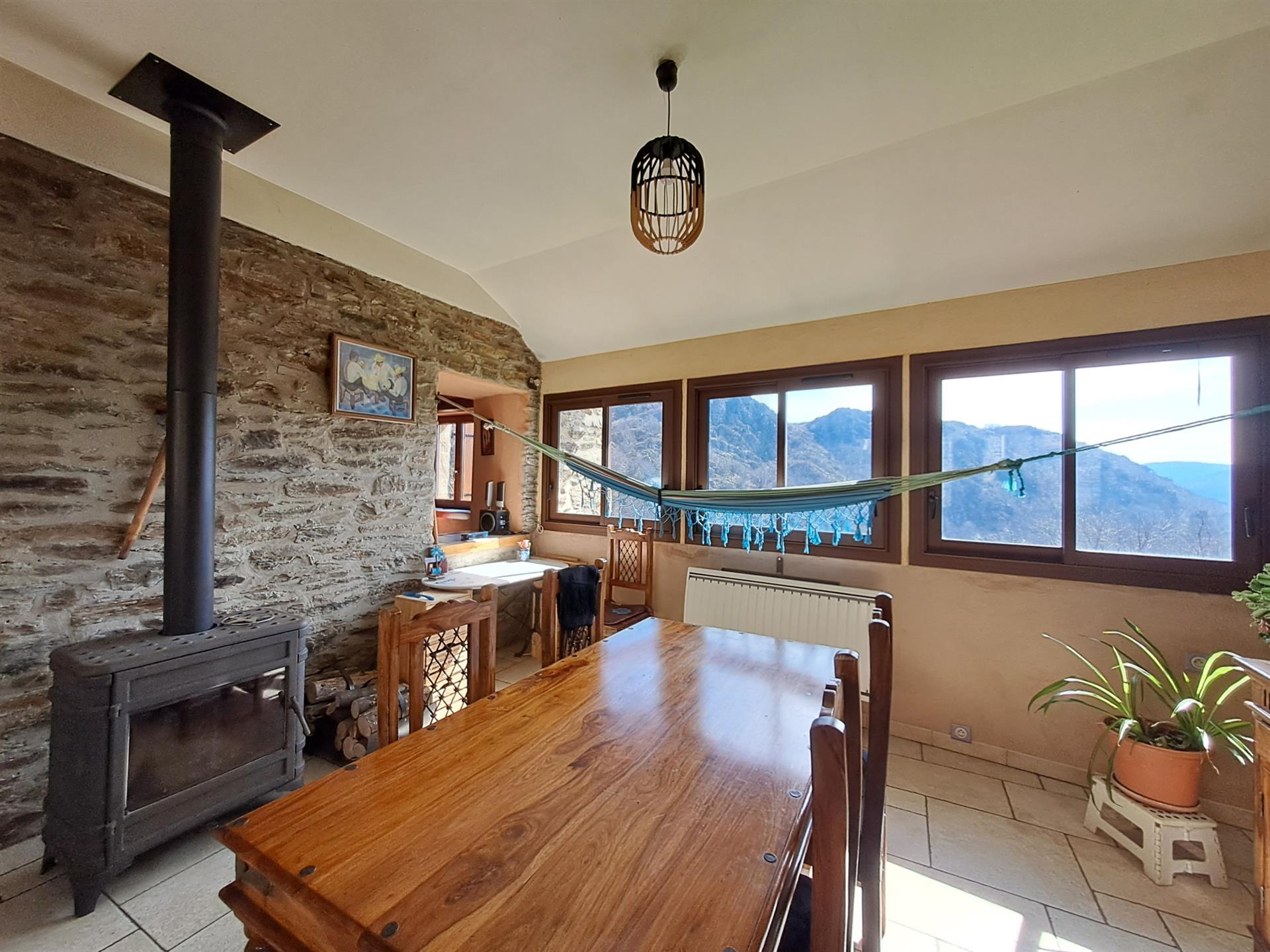 Stone character house