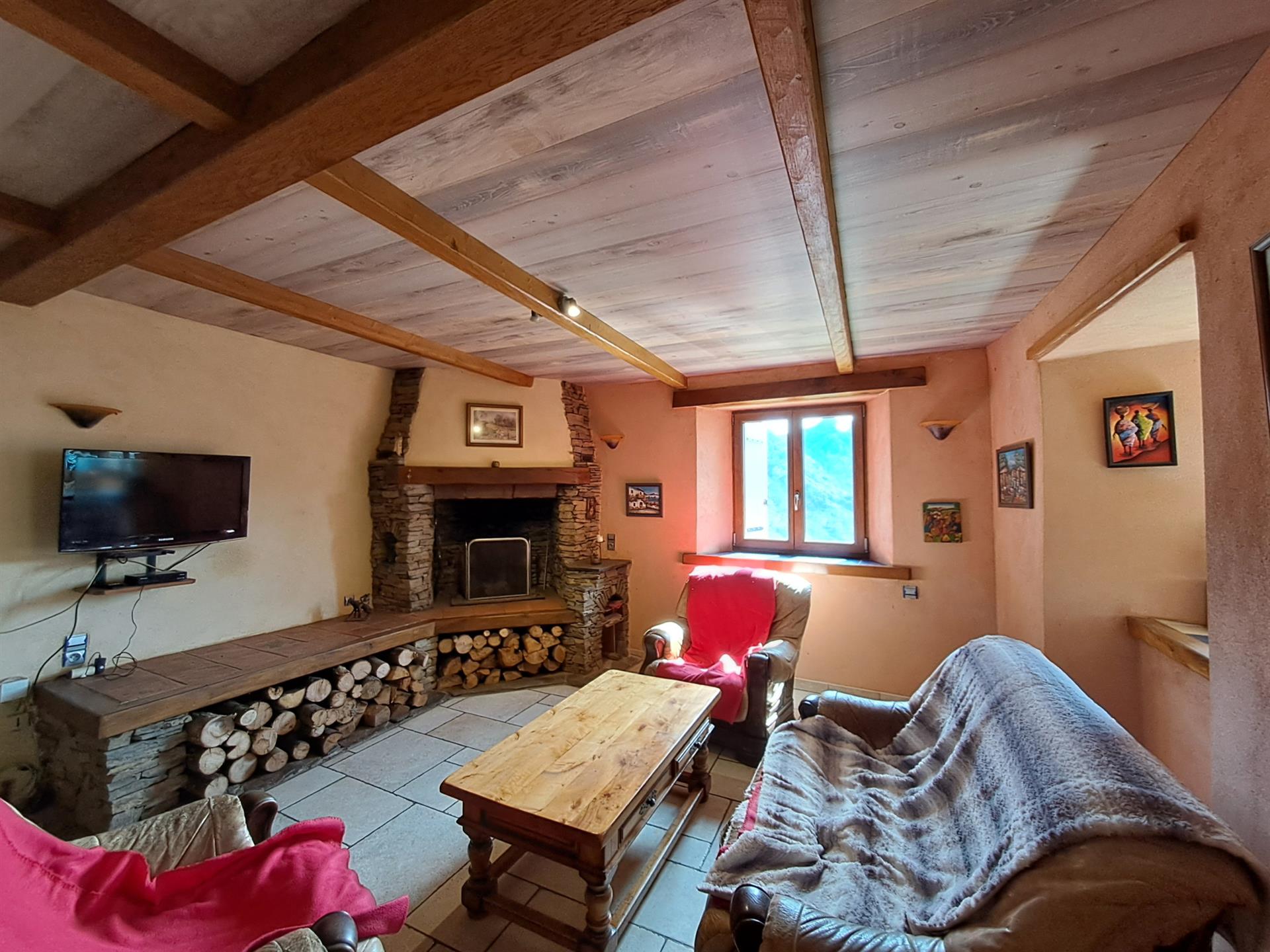 Stone character house