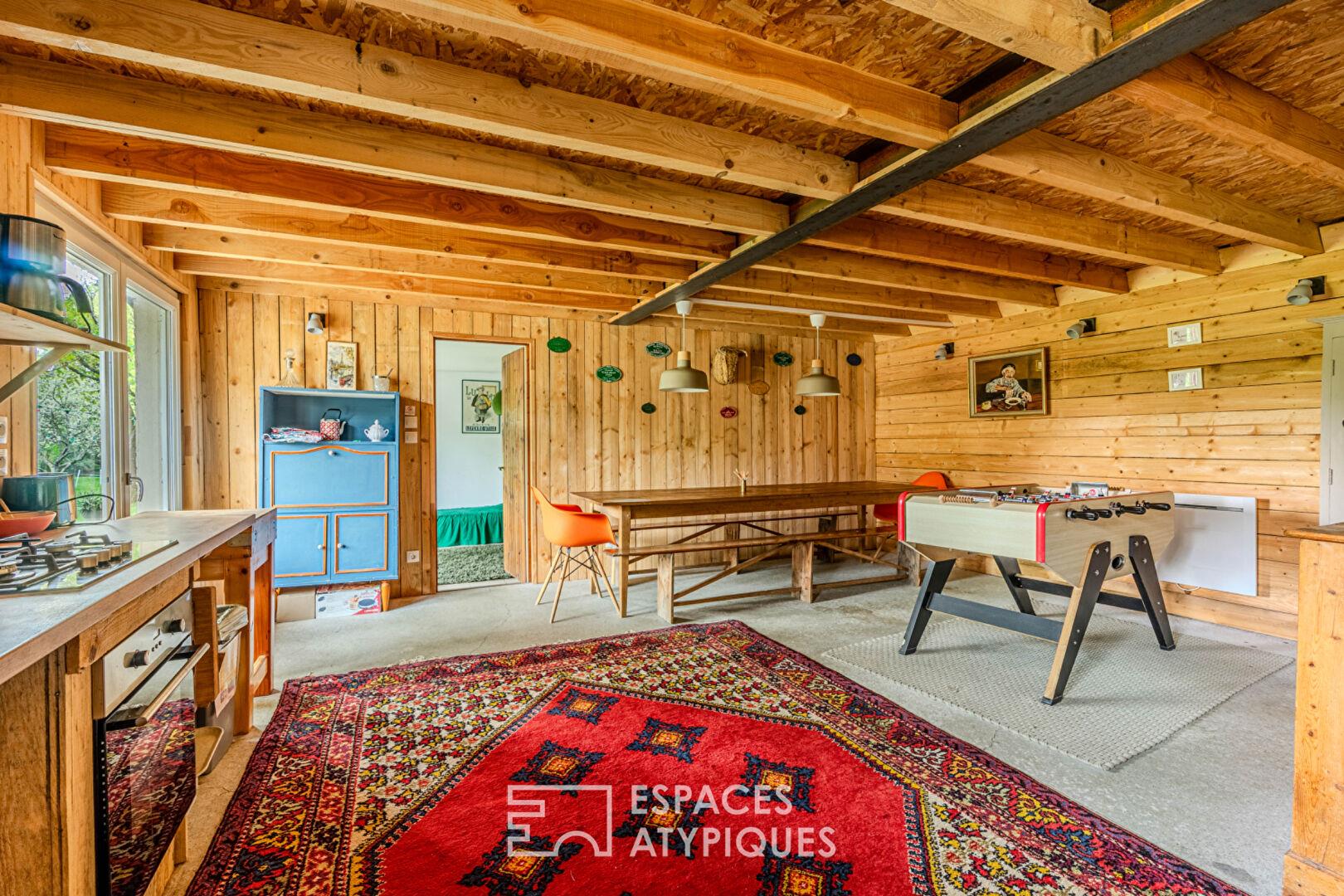Exceptional bucolic complex Large house (200m2) and its cottage (sleeps 15) close to the canals of t