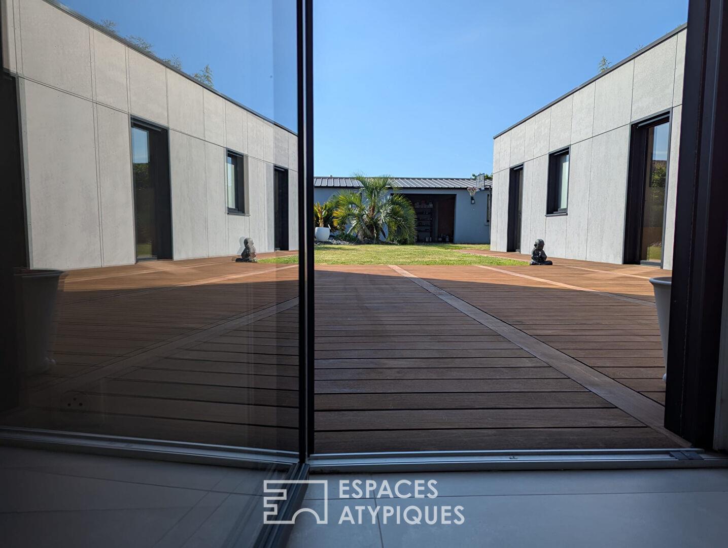 Contemporary architecture in a quiet area.