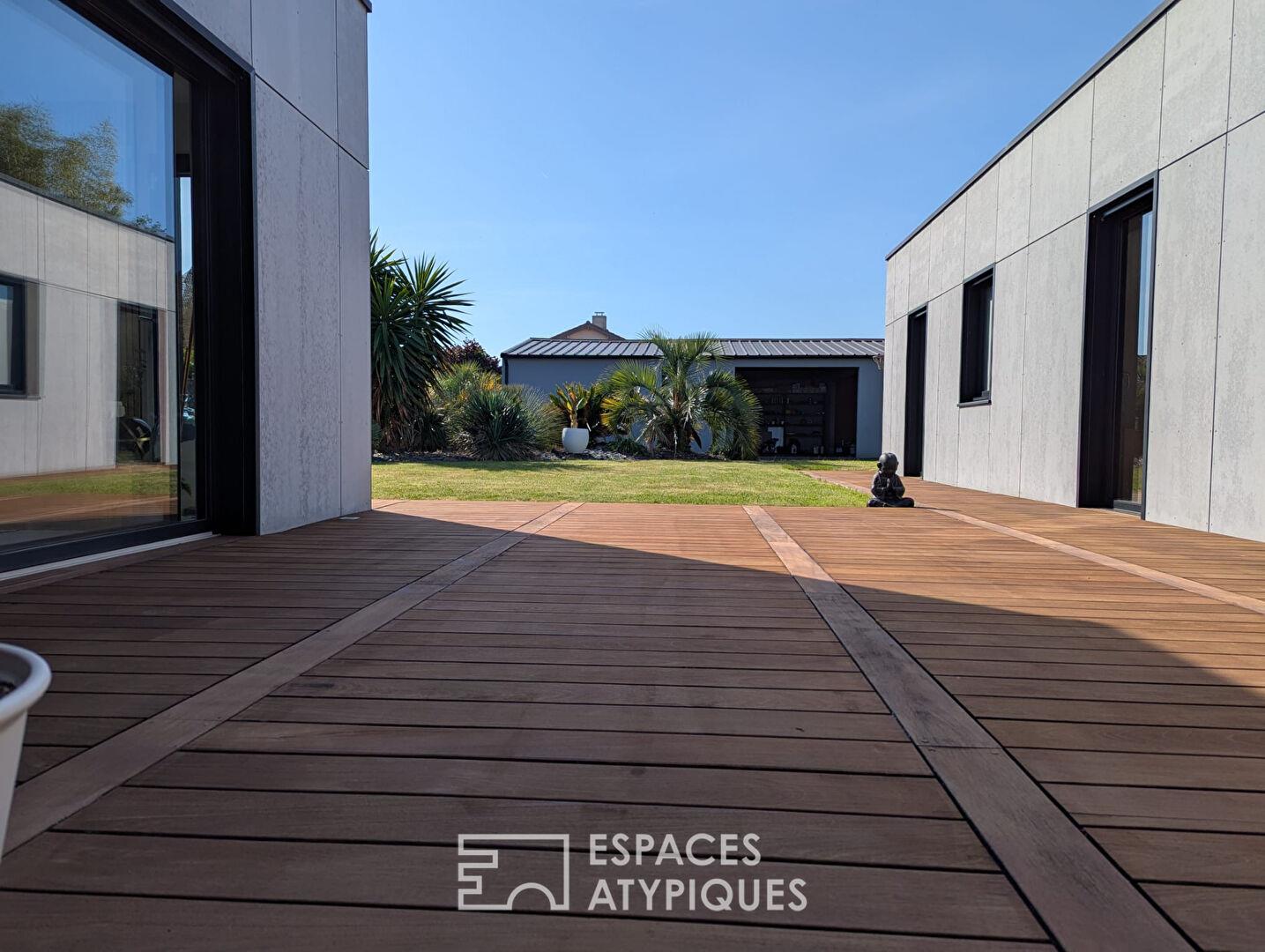 Contemporary architecture in a quiet area.