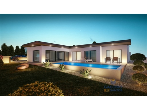 3 bedroom villa with pool, in construction, 10 minutes from the bay of São Martinho do Porto