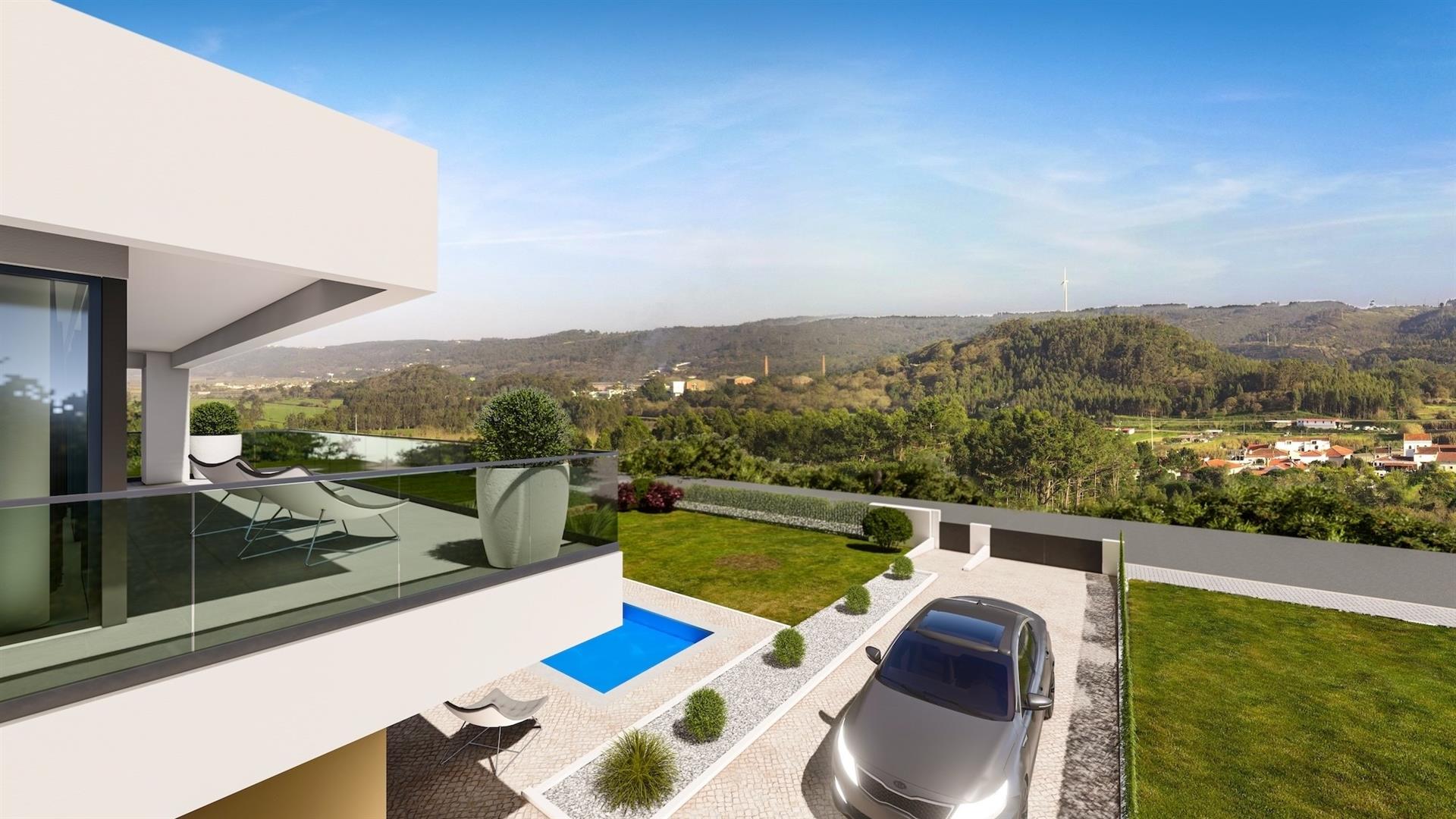 New build villa with private pool in Nazaré | Silver Coast