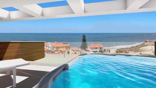 Appartementen penthouse met privé terras & zeezicht | Zilverkust Portugal