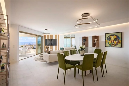 Cannes Californie - Appartement 5 pièces avec vue panoramique mer et les îles de Lérins