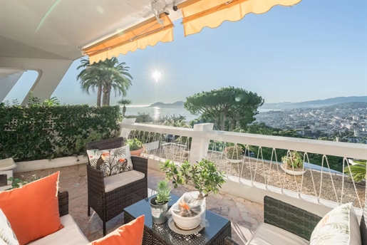 Cannes - Charmant appartement avec vue mer panoramique