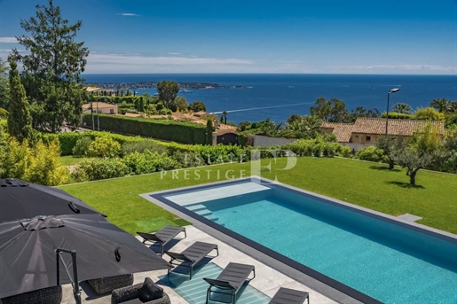 Super Cannes - Contemporary villa with swimming pool and panoramic sea view