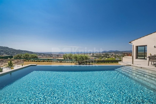 Cannes / Le Cannet - Moderne villa met panoramisch zeezicht