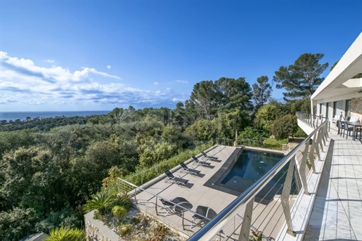 Proche Cannes - Superbe villa californienne avec vue mer panoramique