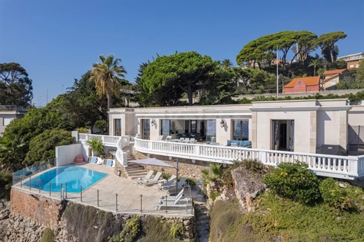 Cannes Palm Beach - Unique Villa pied dans l'eau avec piscine et accès direct à la mer
