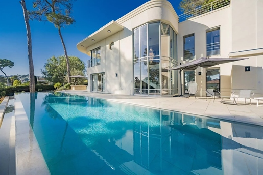 Antibes Juan Les Pins - Nieuwe Art Deco Villa met Zwembad en Zeezicht