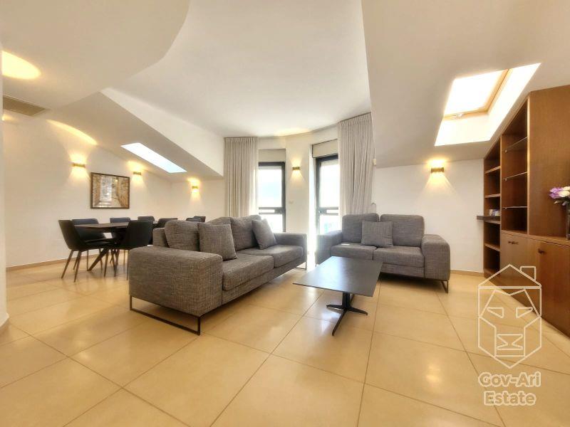 Discover luxury living in this stunning duplex penthouse located in the heart of Jerusalem's sought-
