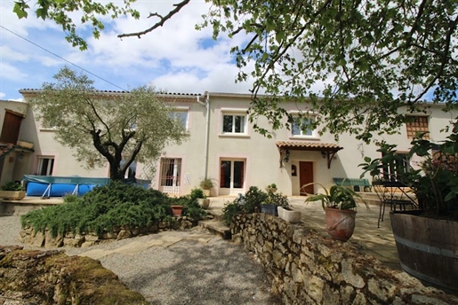 Near Fanjeaux Old renovated farmhouse with outbuildings