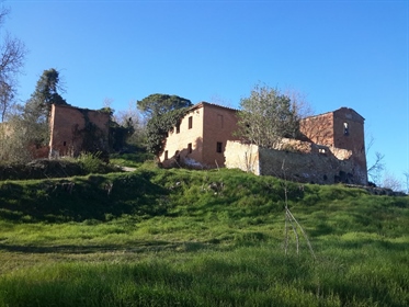 Farmhouse/Country house for sale in Asciano, renovation-Ref. 2117 v Siena village