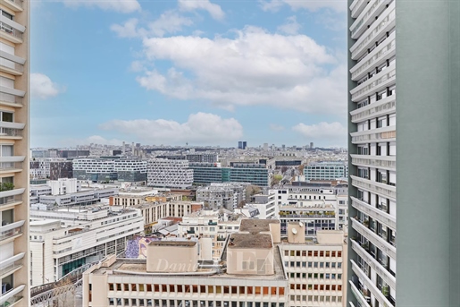 Paris 13. Arrondissement – Ein helles und ruhiges pied à terre mit Balkon