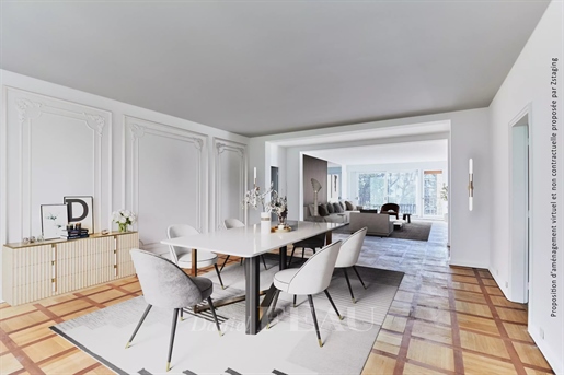 Paris 16th District – A peaceful 3-bed apartment enjoying an open view